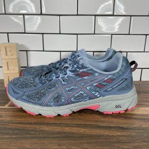 Asics Gel-Venture 6 Women's Size 8 Trail Running Shoes Blue All Terrain Sneaker